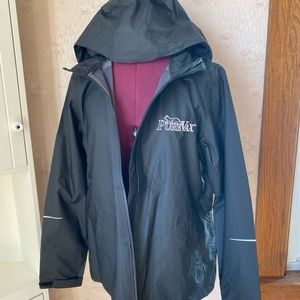 SOLD - Elevate Women's Black Cascade Rain Jacket